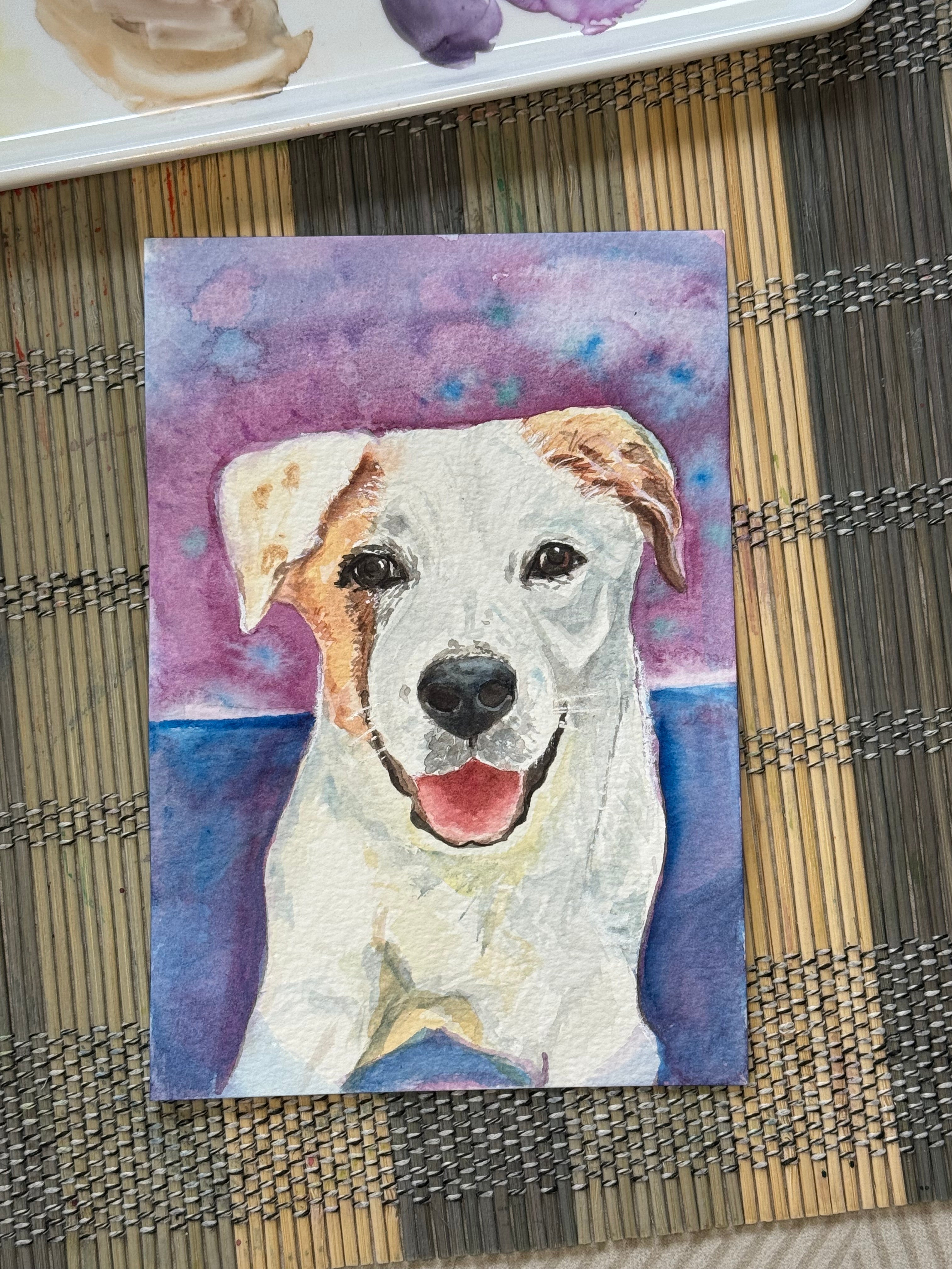 Pet portrait 10"x14" size