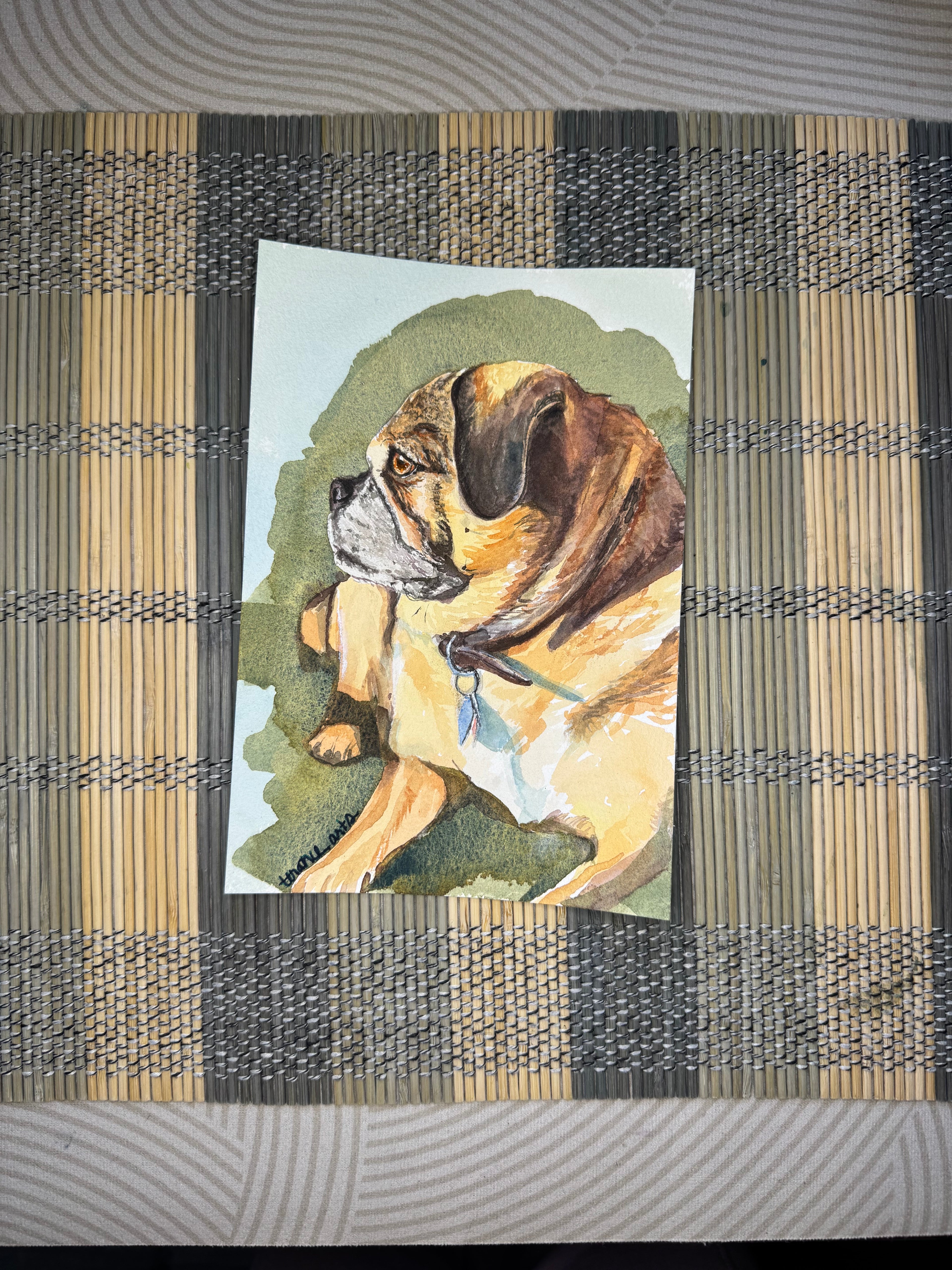 Pet portrait 10"x14" size