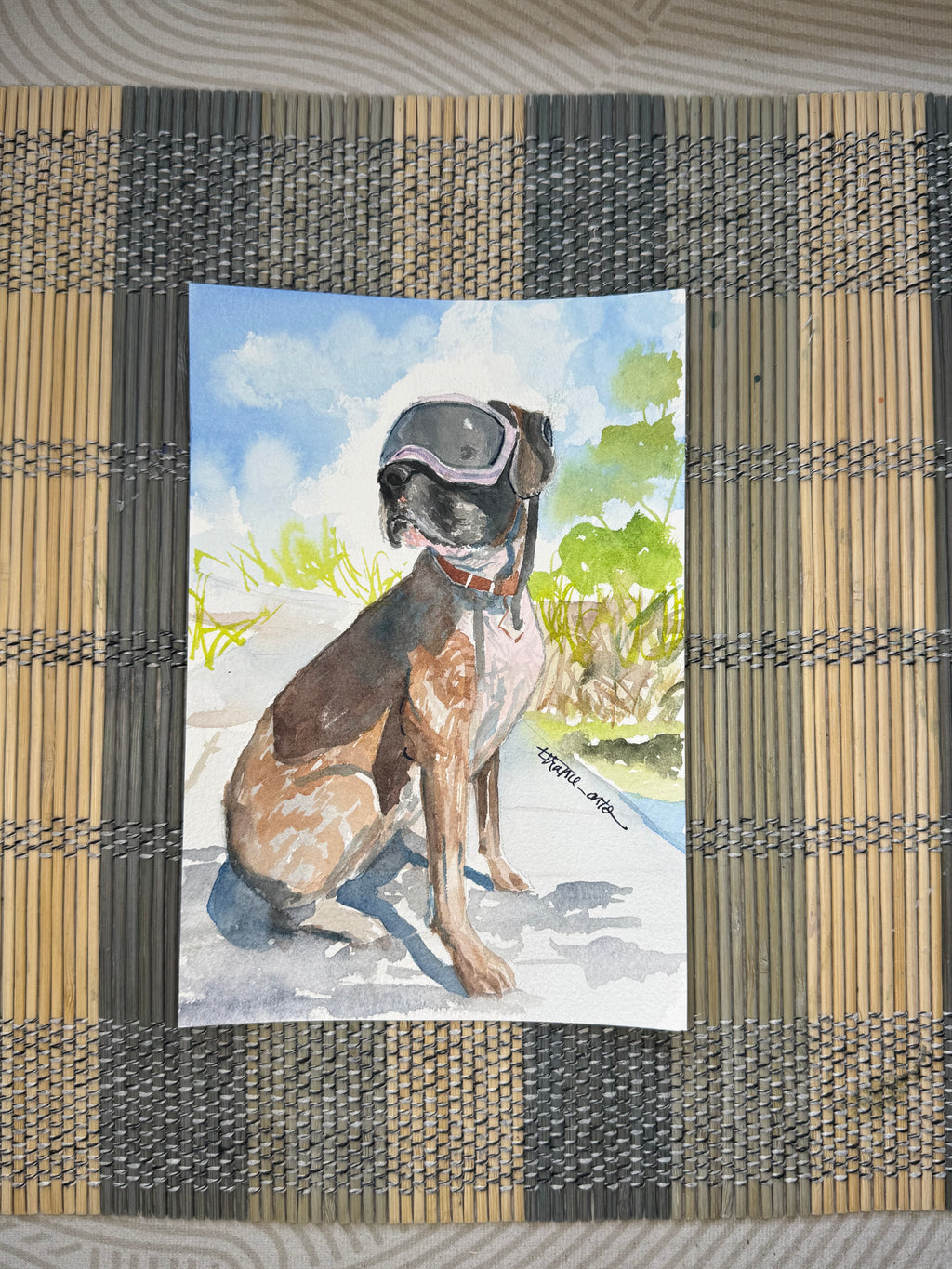 Pet portrait 10"x14" size