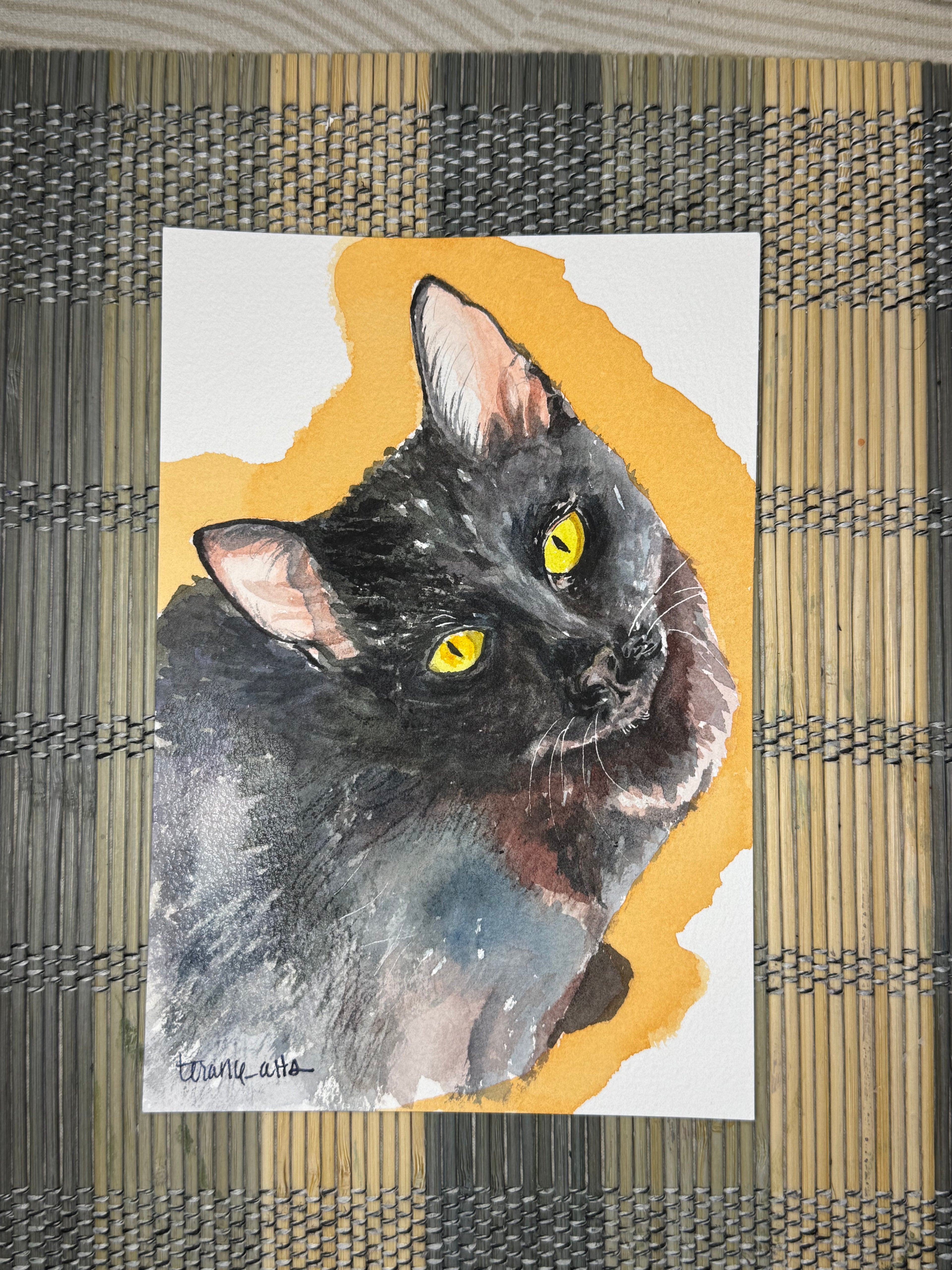 Pet portrait 10"x14" size