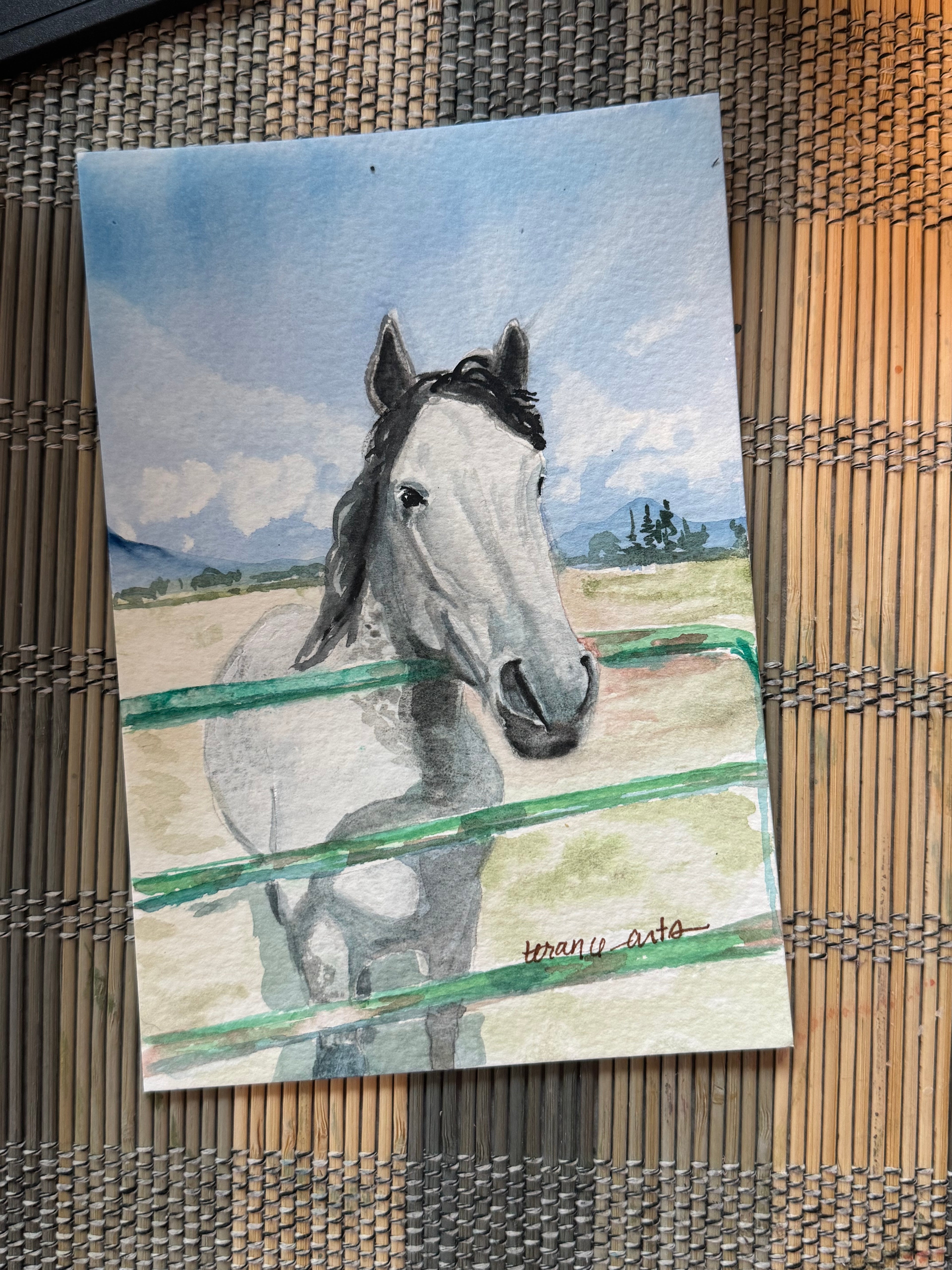 Pet portrait 10"x14" size