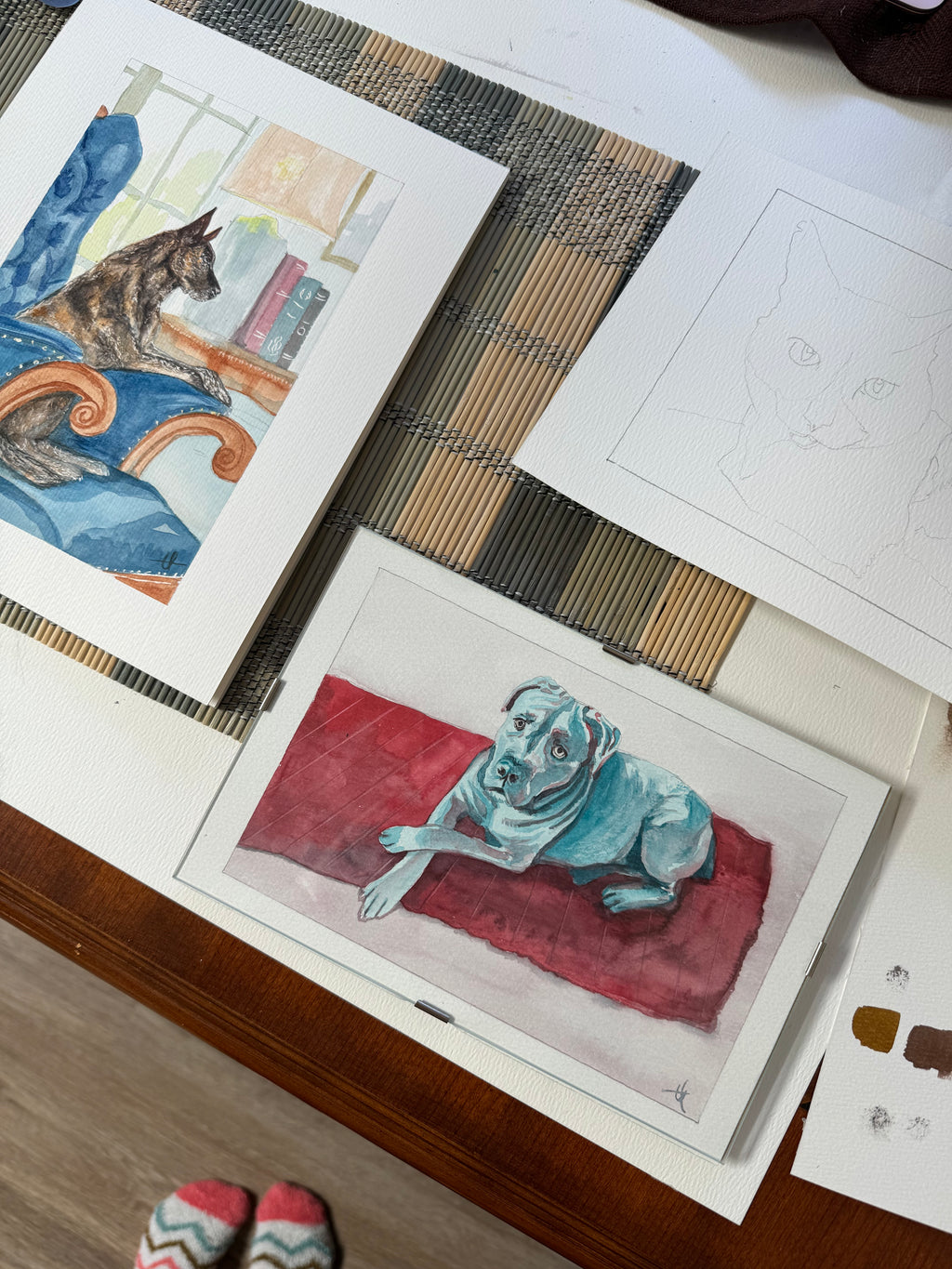 Pet Portrait 8x10 size