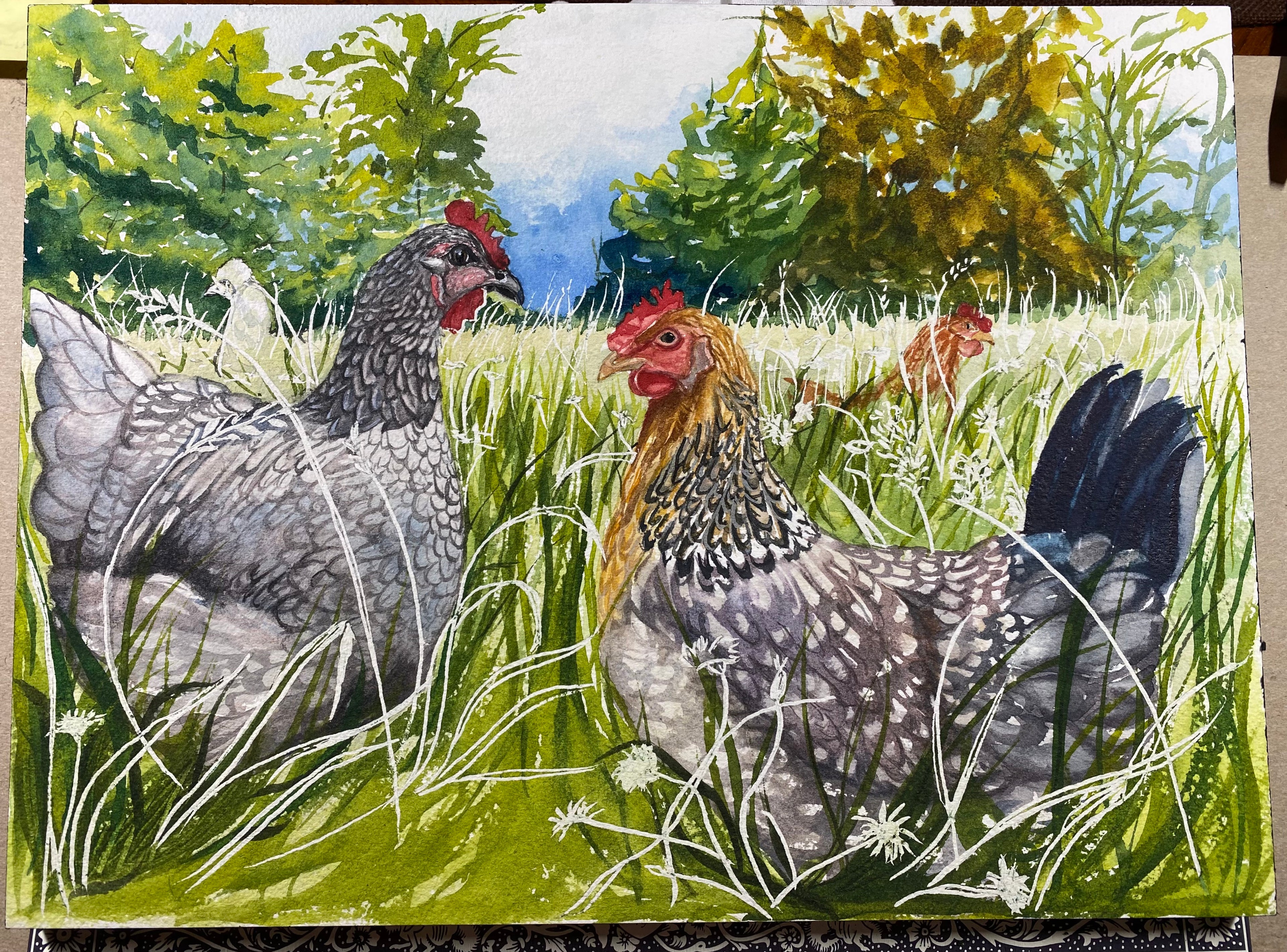 Pet portrait 10"x14" size