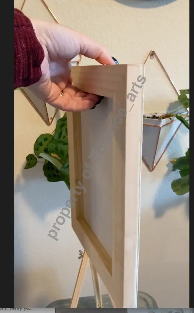 Option 2 Framing on wood panel