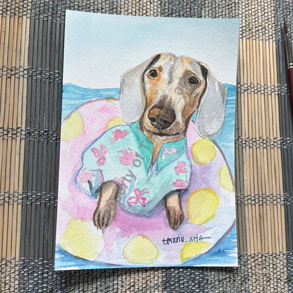 Pet Portrait 5x7 size