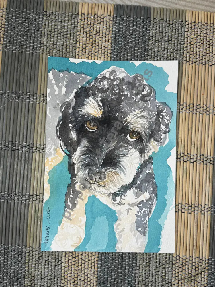 Pet Portrait 5x7 size