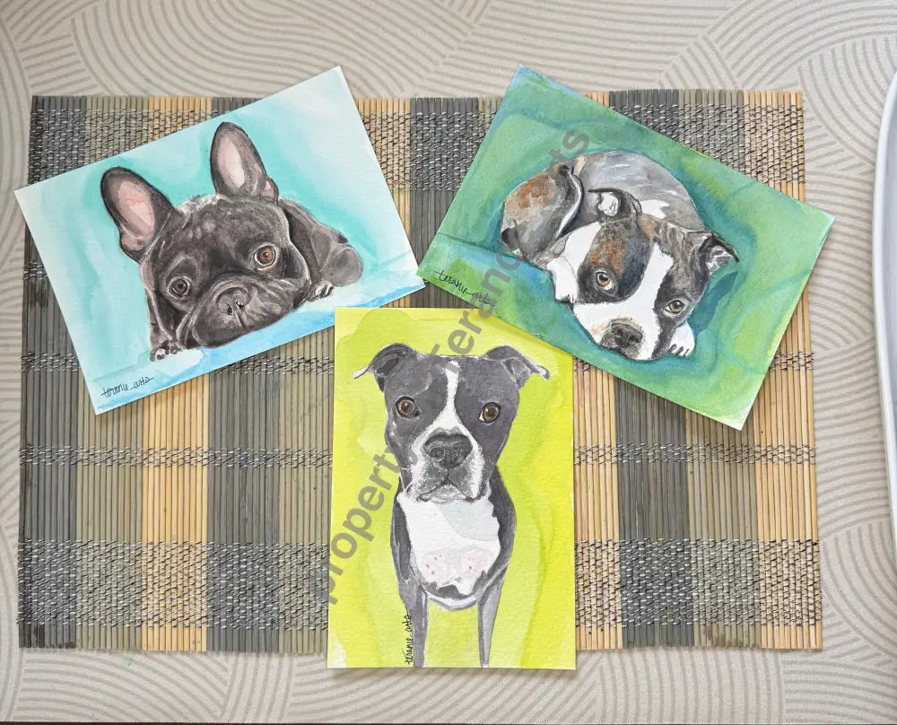 Pet Portrait 5x7 size
