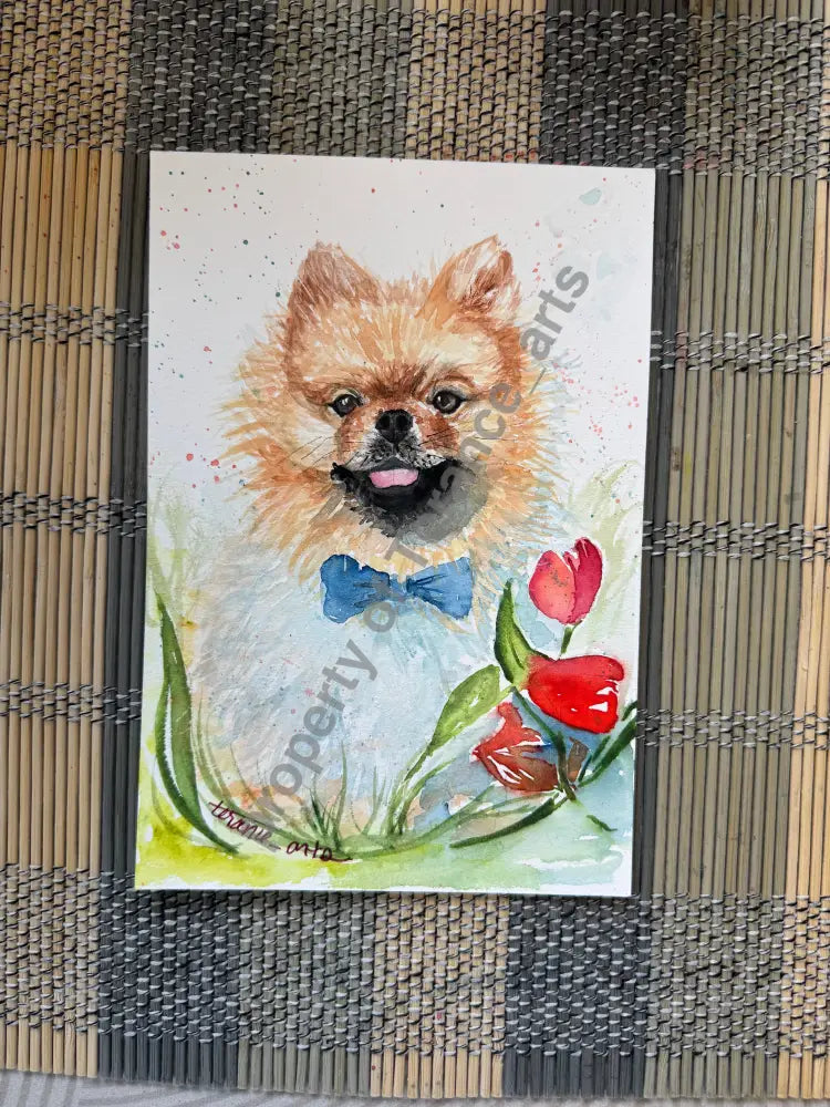 Ultimate Pet Portrait 16’’x20’’ on canvas - watercolor