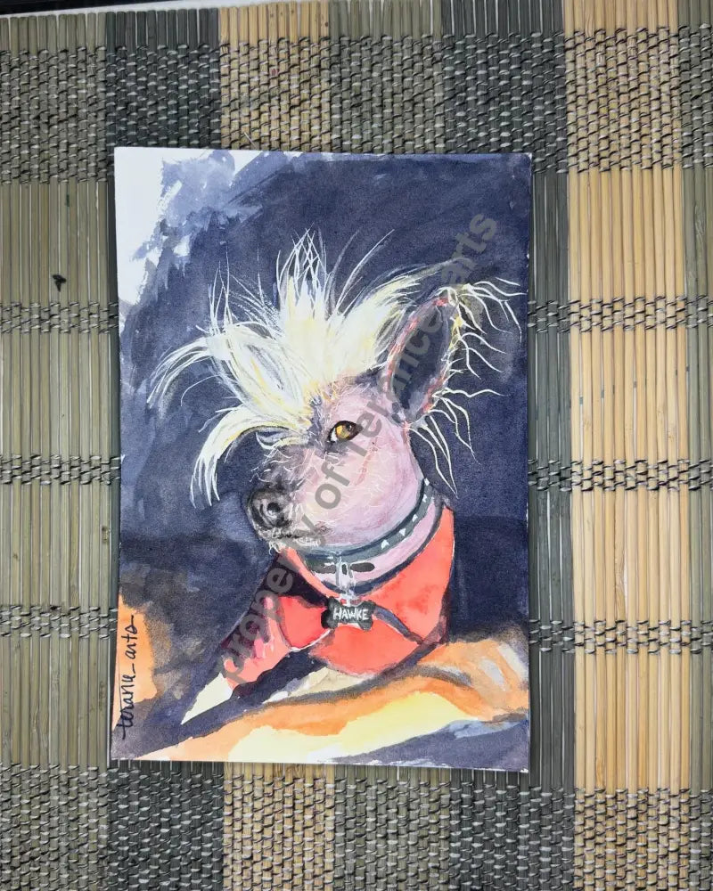 Ultimate Pet Portrait 16’’x20’’ on canvas - watercolor